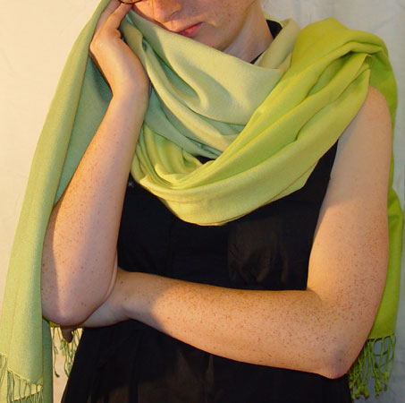 Sunrise Pashmina ombre shawl