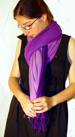Sunrise Pashmina ombre shawl