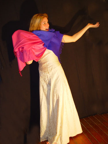 Sunrise Pashmina ombre shawl