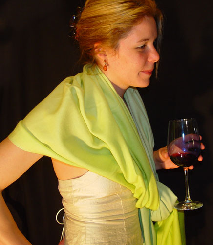 Sunrise Pashmina ombre shawl