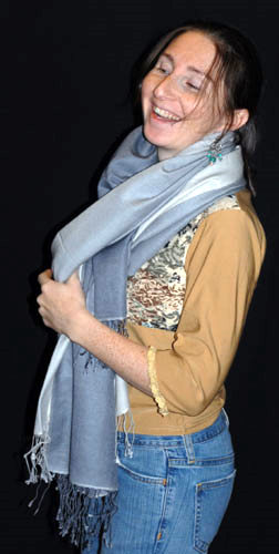 Sunrise Pashmina ombre shawl