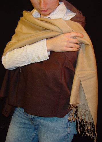 Sunrise Pashmina ombre shawl