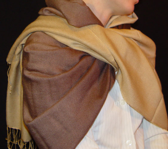 Sunrise Pashmina ombre shawl