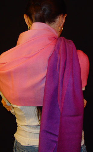 Sunrise Pashmina ombre shawl