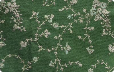 Ranika full-surface embroidery on pashmina shawl
