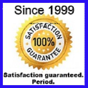 Sunrise guarantee: Since 1999 - Satisfaction guaranteed. Period.