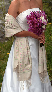 Jody's wedding shawl