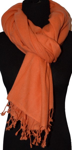 Empar is wearing a full size Sagarmatha shawl  in Canyon Sunset, SFT-82