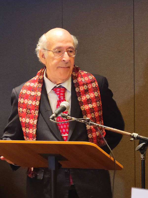 Dr. Seth Sicroff, CEO of Mountain Legacy International, speaking at Reimagine Nepal event
