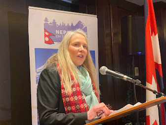 Vanessa 0'Brien, world-class adventurer, addresses Reimagine Nepal