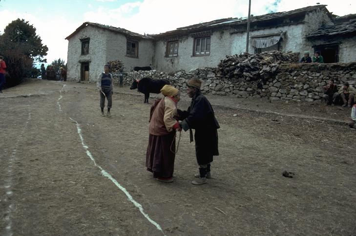 At Tengboche for Mani Rimdu festival