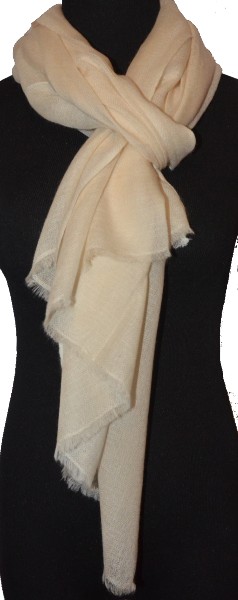 Medium size Pumori shawl in  Cream, #PM-132