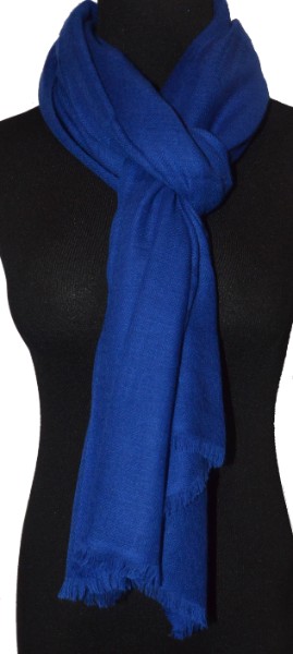 Medium size Pumori shawl in Royal Blue, #PM-052